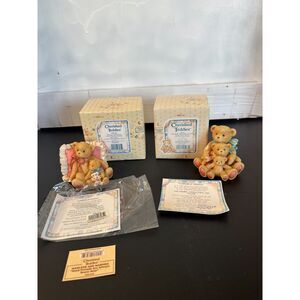 Lot of 2 Cherished Teddies #368164 and #950505 Figurines